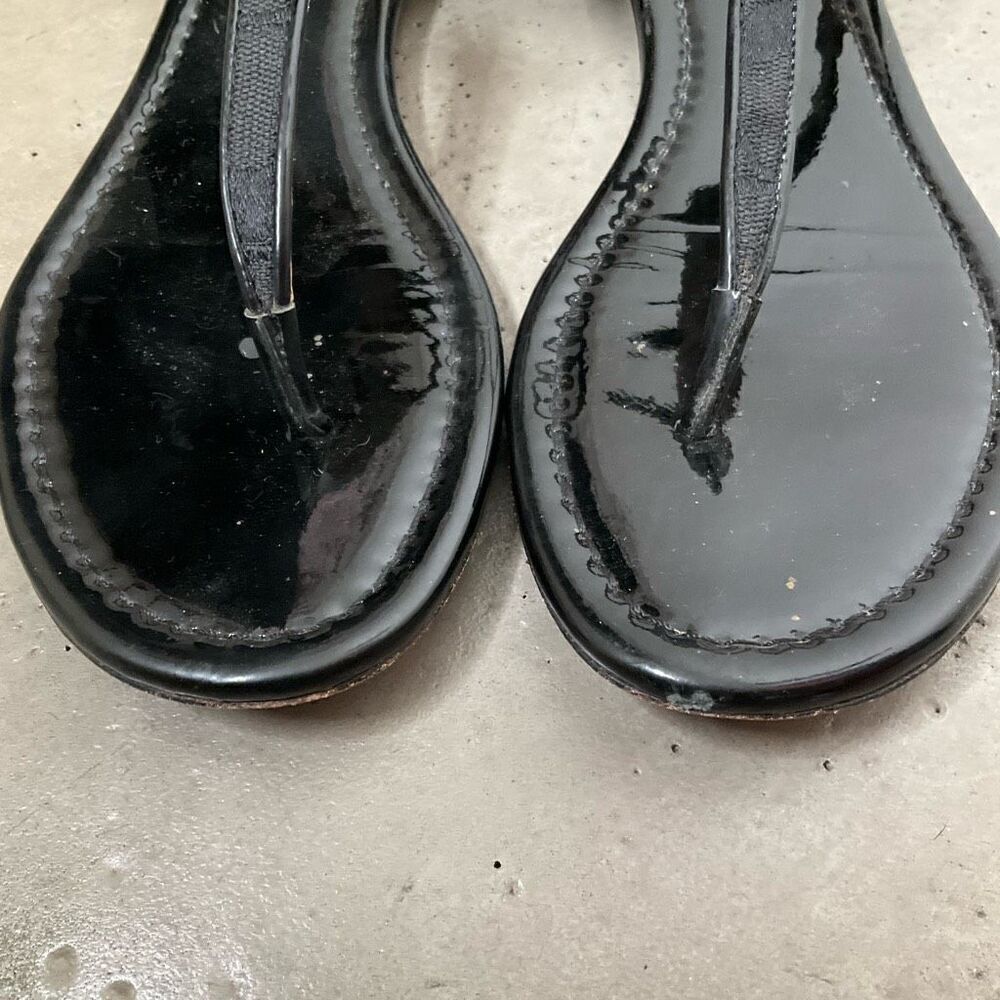 Coach Patent Leather Sandals - Picture 3 of 6